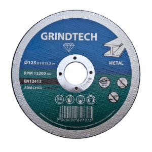 ДИСК ЗА МЕТАЛ 125х2х22.2мм GRINDTECH 84737