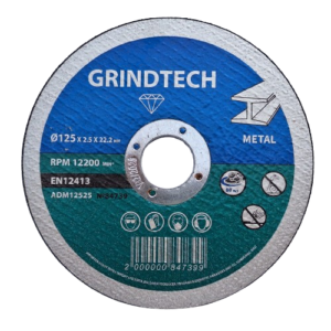 ДИСК ЗА МЕТАЛ 125х2.5х22.2мм GRINDTECH 84739