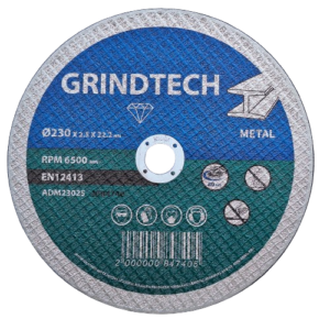 ДИСК ЗА МЕТАЛ 230х2.5х22.2мм GRINDTECH 84740