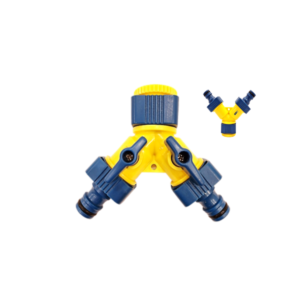 РАЗКЛОНИТЕЛ ДВУПОСОЧЕН1/2’’ С АДАПТЕР 3/4‘’-1/2’’ QUATRO 86930